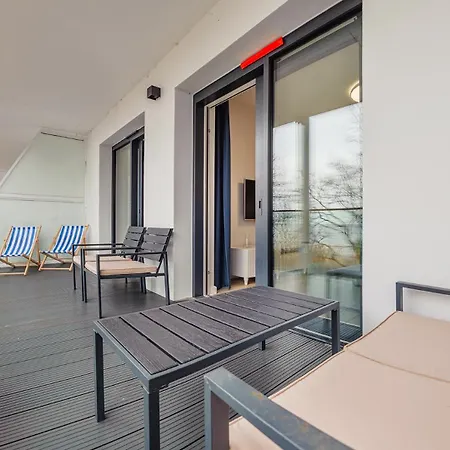Apartment Z Widokiem Na Morze Perlowa Przystan -holiday Sianozety