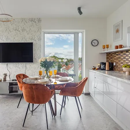 Apartment Z Widokiem Na Morze Perlowa Przystan -holiday Sianozety